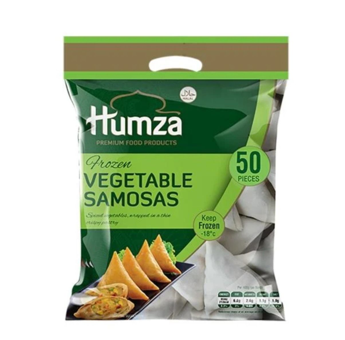 Humza 50 pcs Vegetable Samosa 1.65kg