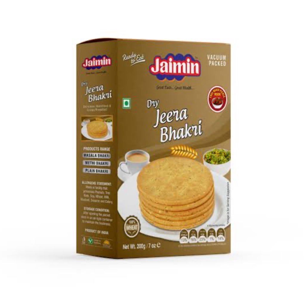 Jaimin Dry Jeera Bhakri 200g