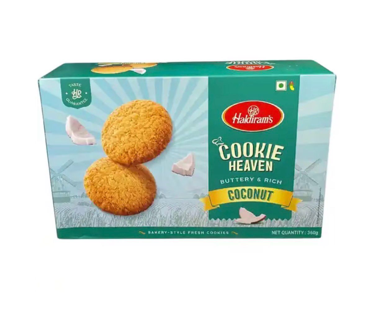 Haldirams Cookie Heaven Coconut 360g