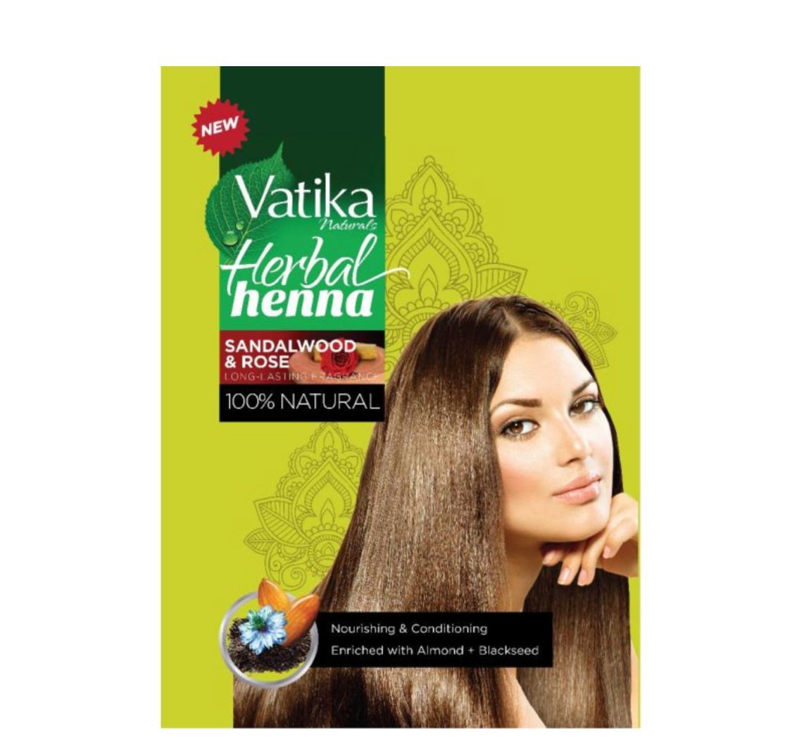 Vatika Heena With Fragnance Sandalwood And Rose 200g