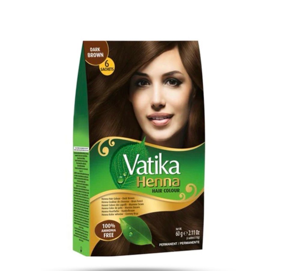 Vatika Heena Hair Colour Brown 10g*6