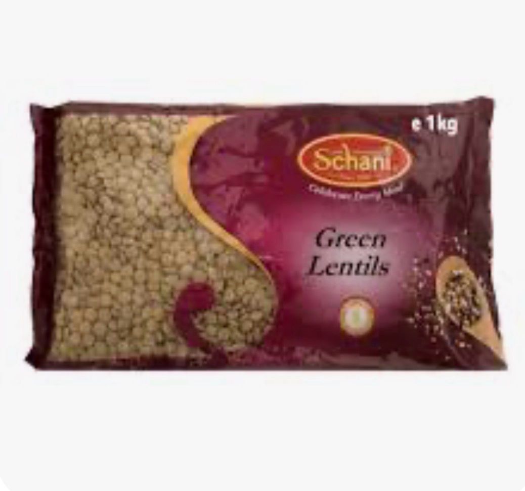 Schani Green Lentils 1 Kg