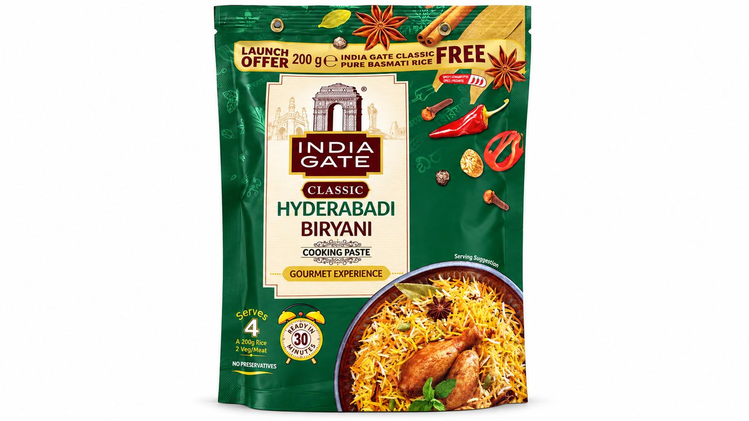 India Gate Hyderabadi Biryani Paste 100g