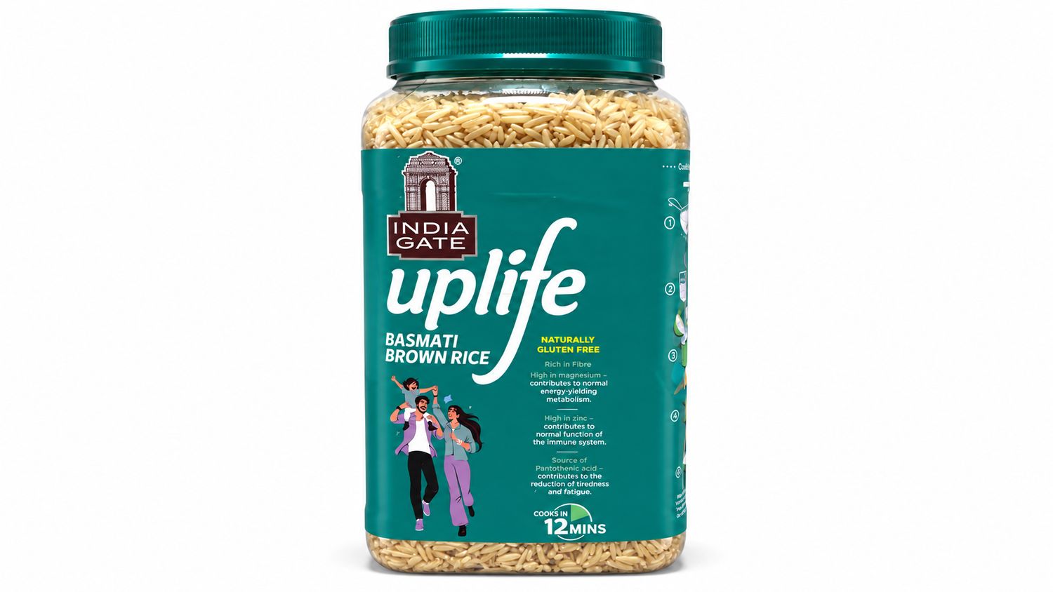 India Gate Uplife Basmati Brown Rice 1kg