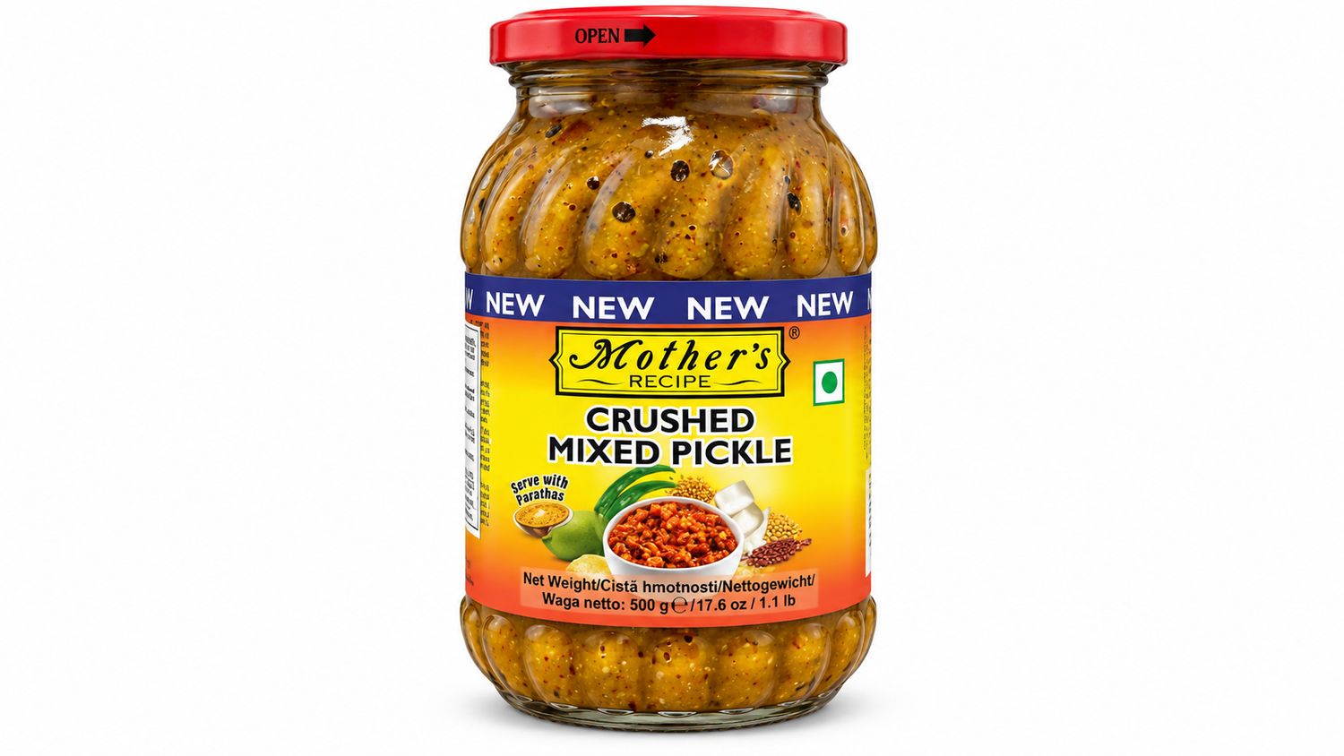 Mother’s Recipe Crushed Mixed Pickle 500g