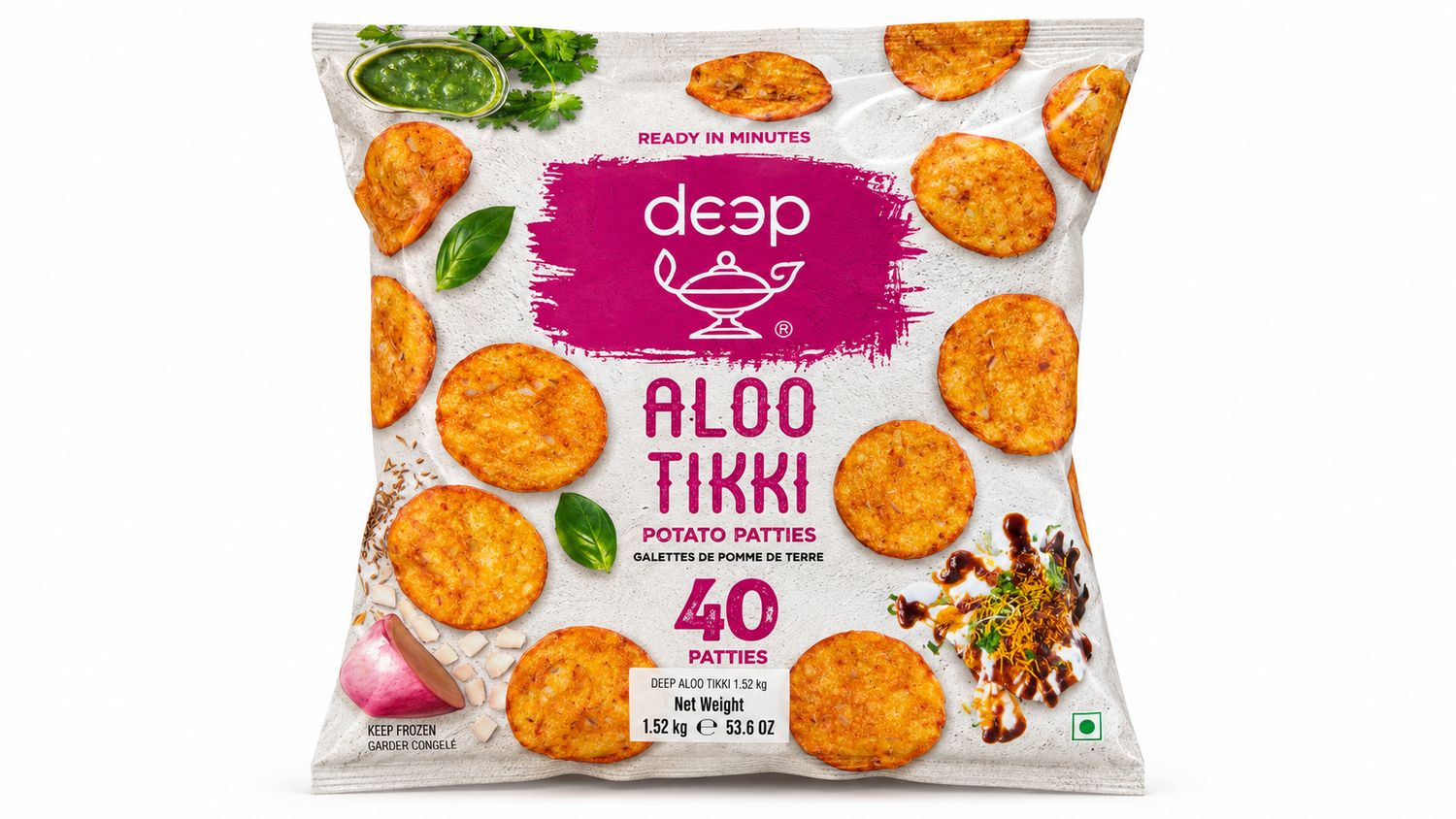 Deep Aloo Tikki 1,52kg