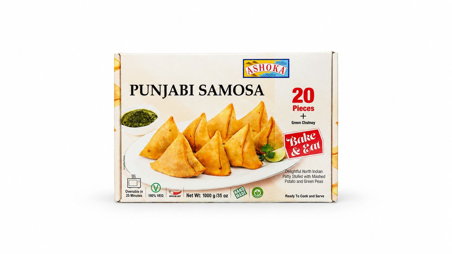 Ashka Punjabi Samosa 20Pcs