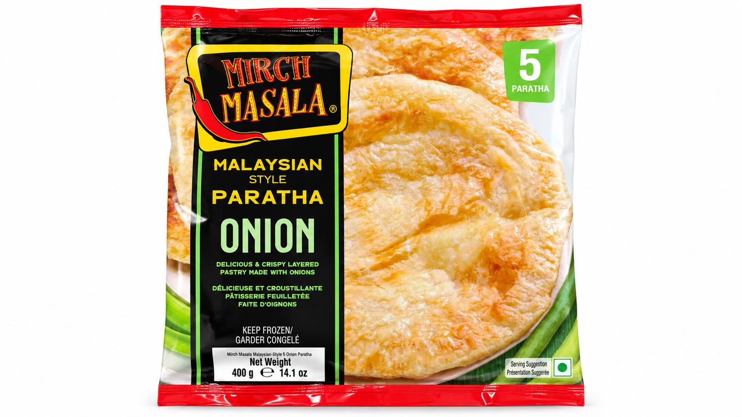 Mirch Masala Malaysian Style Onion Paratha 400g