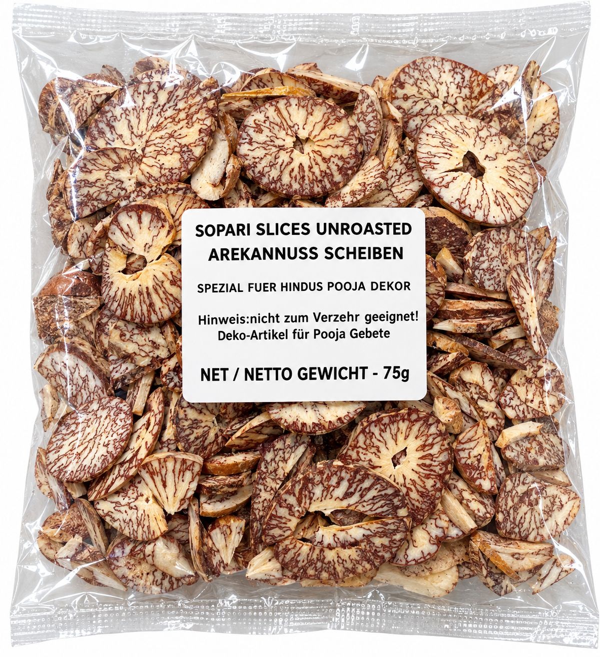 Sopari Slices Unroasted 75g