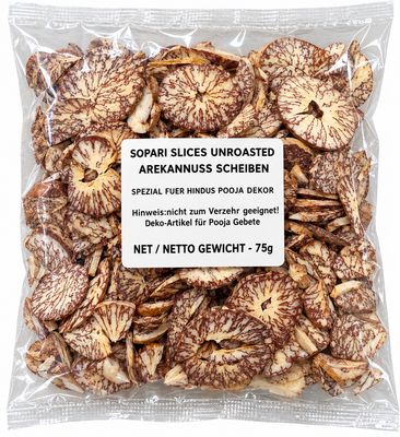 Sopari Slices Unroasted 75g