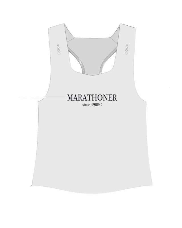 MARATHONER - Laser vest- Male-X-Small (White)