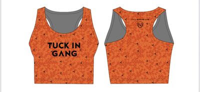 Izitebele- TUCK IN G^NG - Crop Top- Large (Orange)