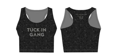 Izitebele- TUCK IN G^NG - Crop Top- Large (Black)