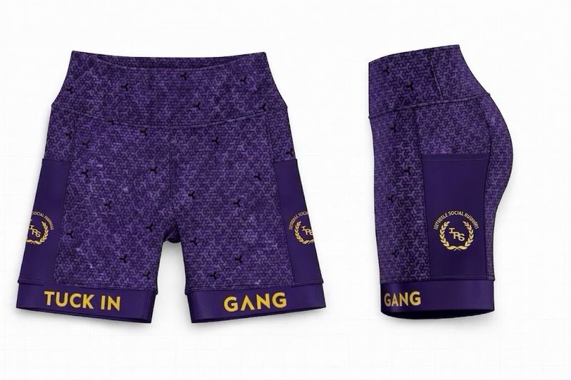 Performance tight- Tuck In G^NG- Purple (Ladies)-S-32