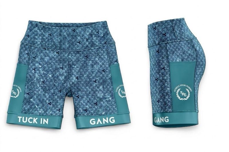 Performance tight- Tuck In G^NG- Teal (Ladies)-XL-38