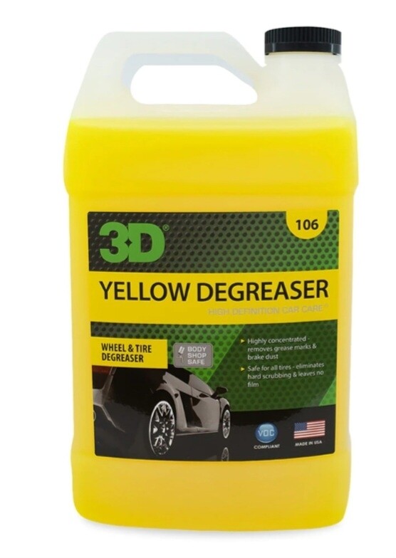 3D Yellow Degreaser 4L 