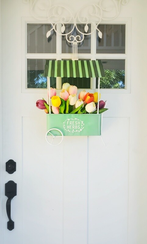 Darling Fresh Herbs Wall Cart