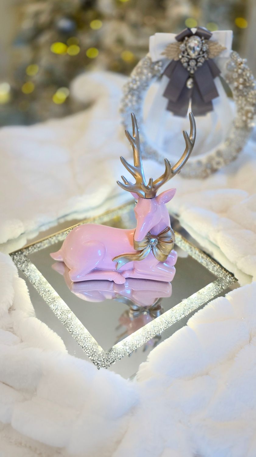 Coquette Blush Pink Deer