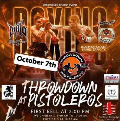 EVENT: THROW DOWN AT PISTOLEROS