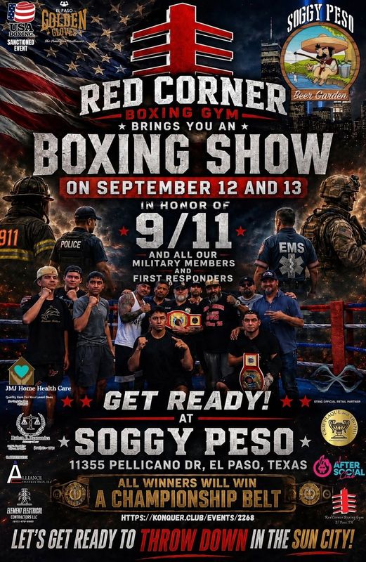 Honor In The Ring; A Boxing Classic - RESERVED TABLE Honor In The Ring; A Boxing Classic - RESERVED TABLE