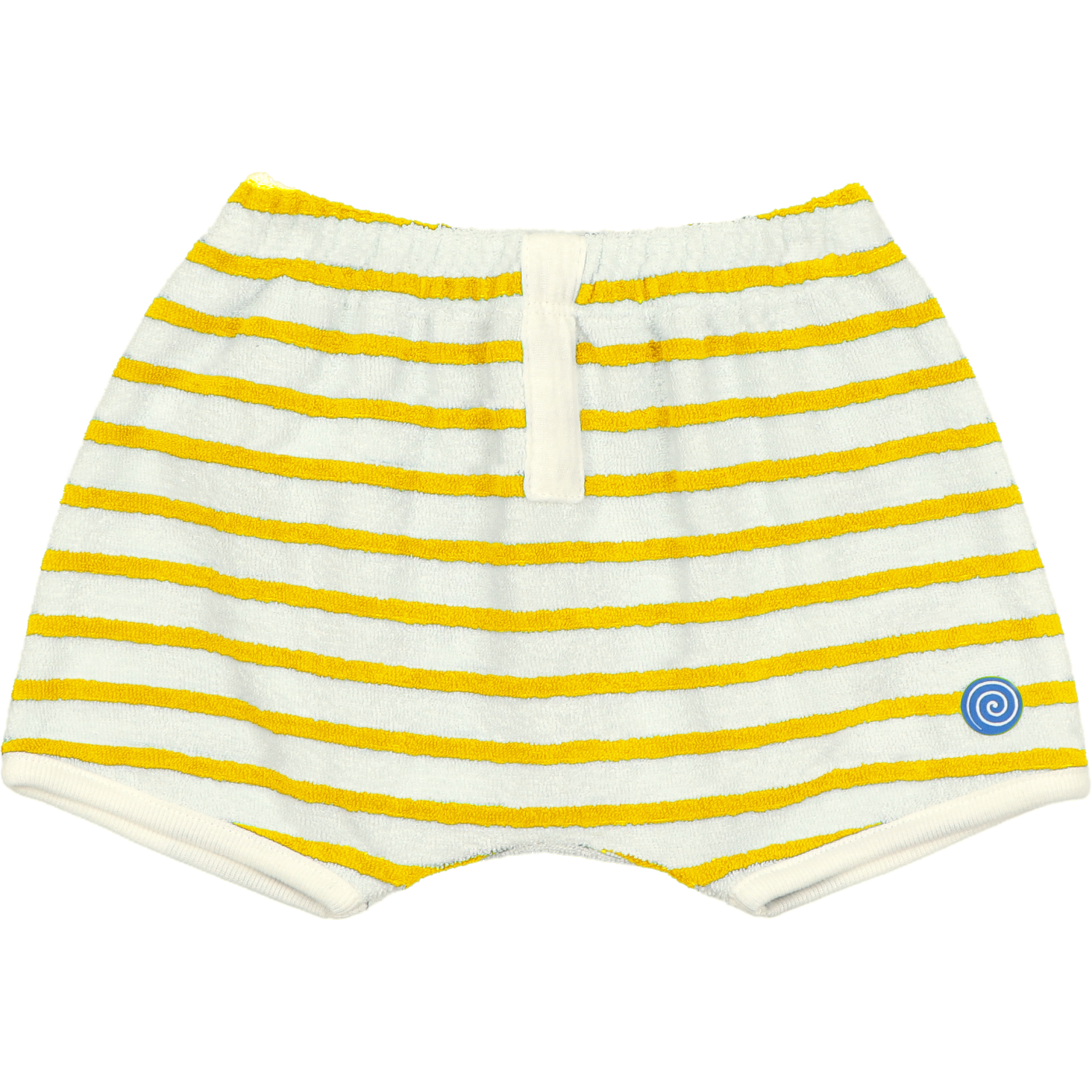 PUCK - Spons broekje met gele strepen