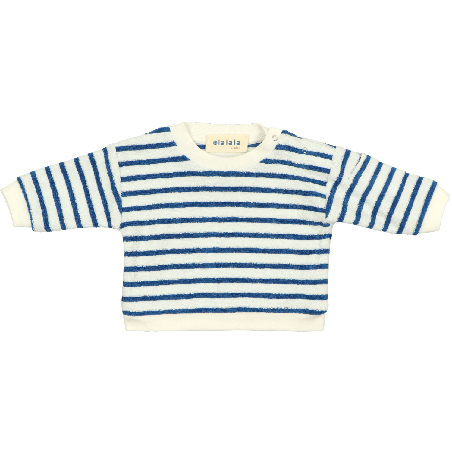 SIMO - Sponse sweater met blauwe strepen