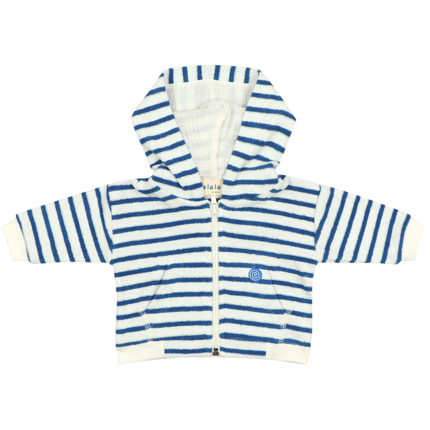 HUB - Sponse hoodie met blauwe strepen