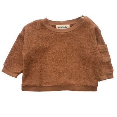 SIMO - Sponse sweater cashew bruin