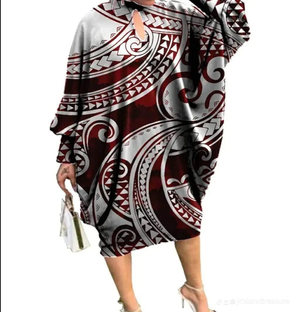 Hot Kaftan Polynesian Dress