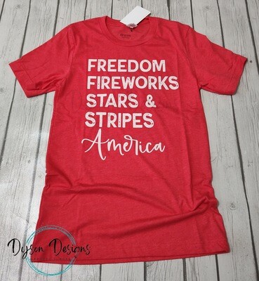 Freedom Fireworks Stars &amp; stripes America