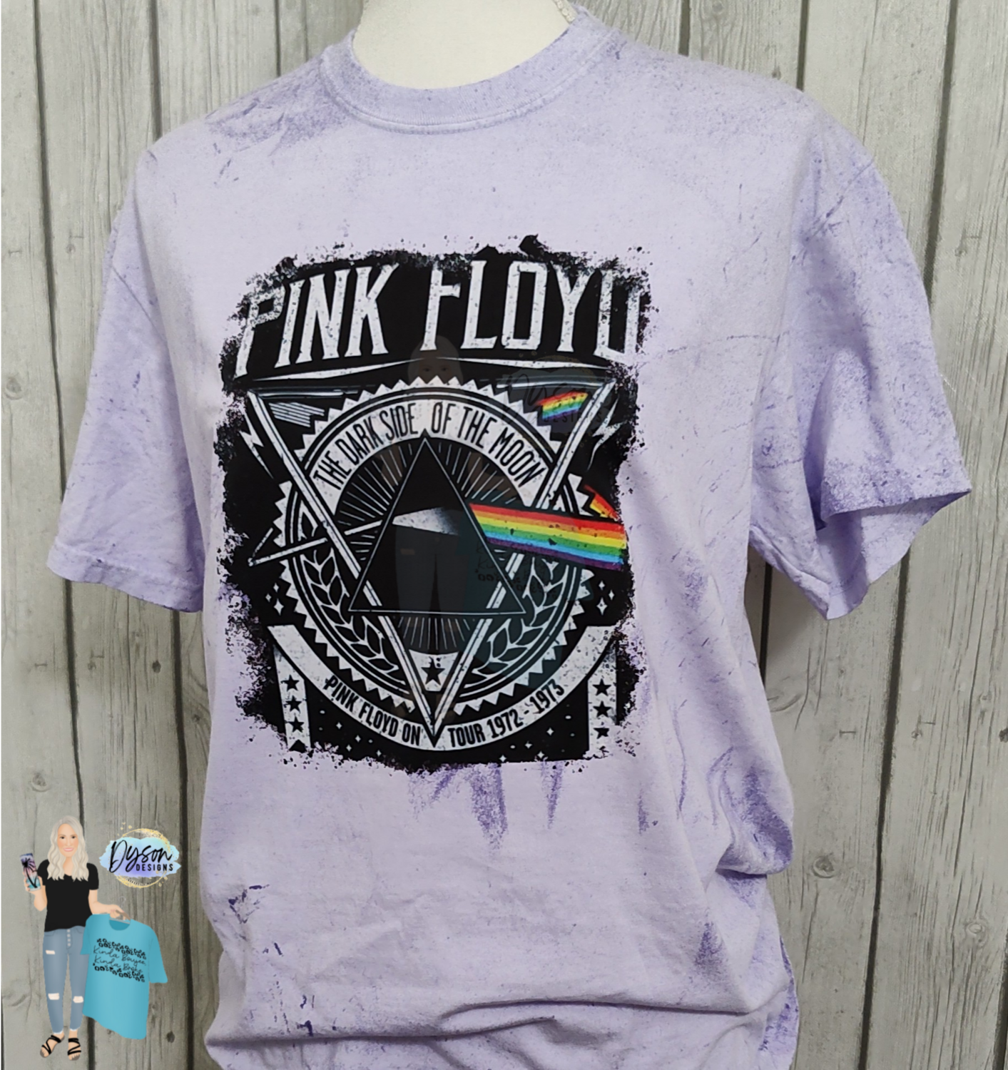 Purple band crewneck