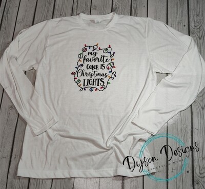 Christmas lights long sleeve