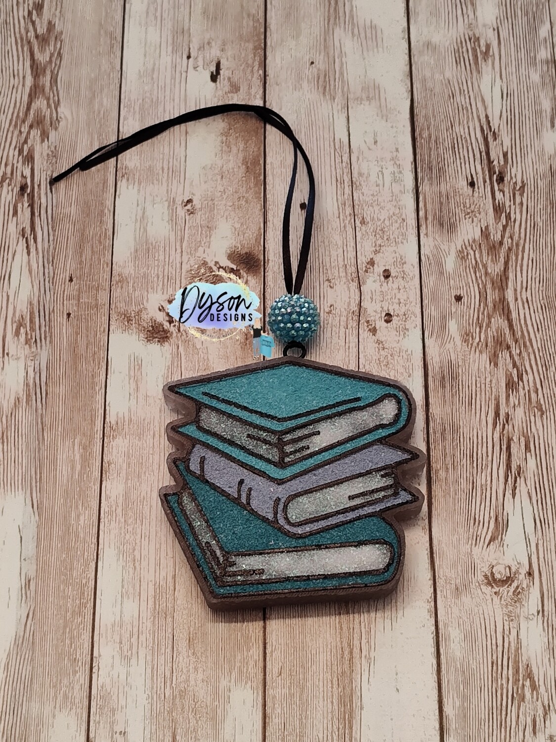 Book stack in scent champagne toast 