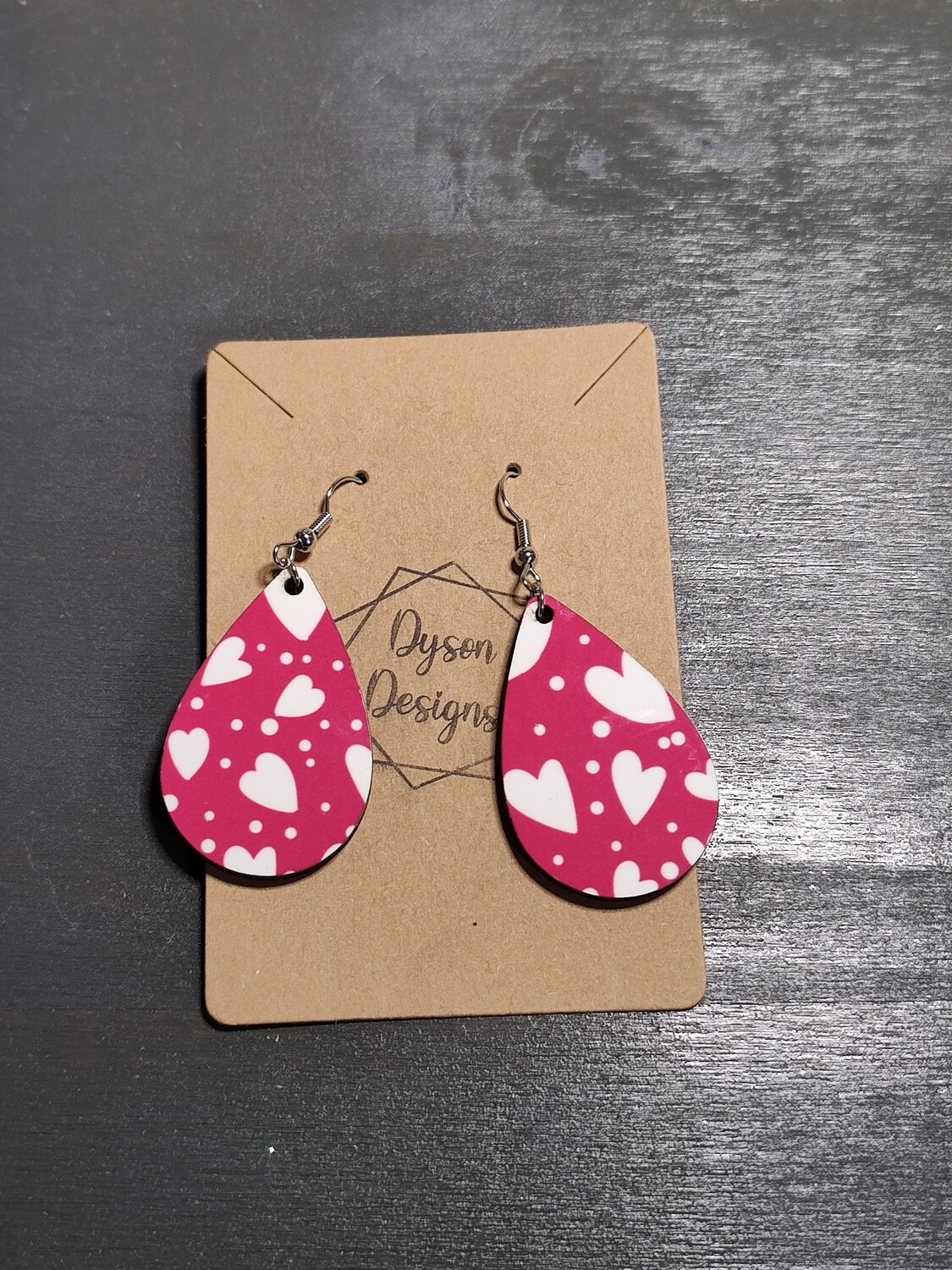 Pink and white hearts 
