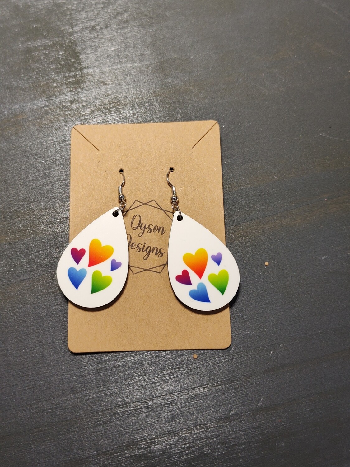 Multi color hearts 
