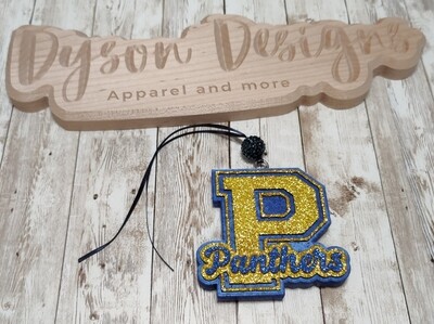 Panthers (clothesline) with glitter 