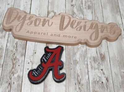 Roll Tide Alabama (pink nut bread) without glitter 