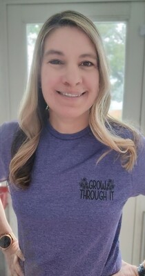Grow through it (front and back design)