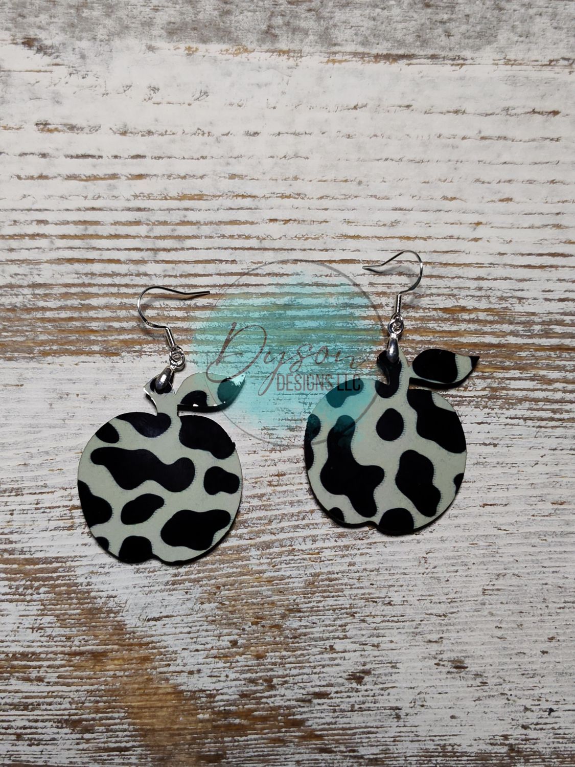 Cow print apples