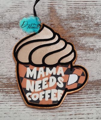 Whipped hot coffee in pumpkin apple scent