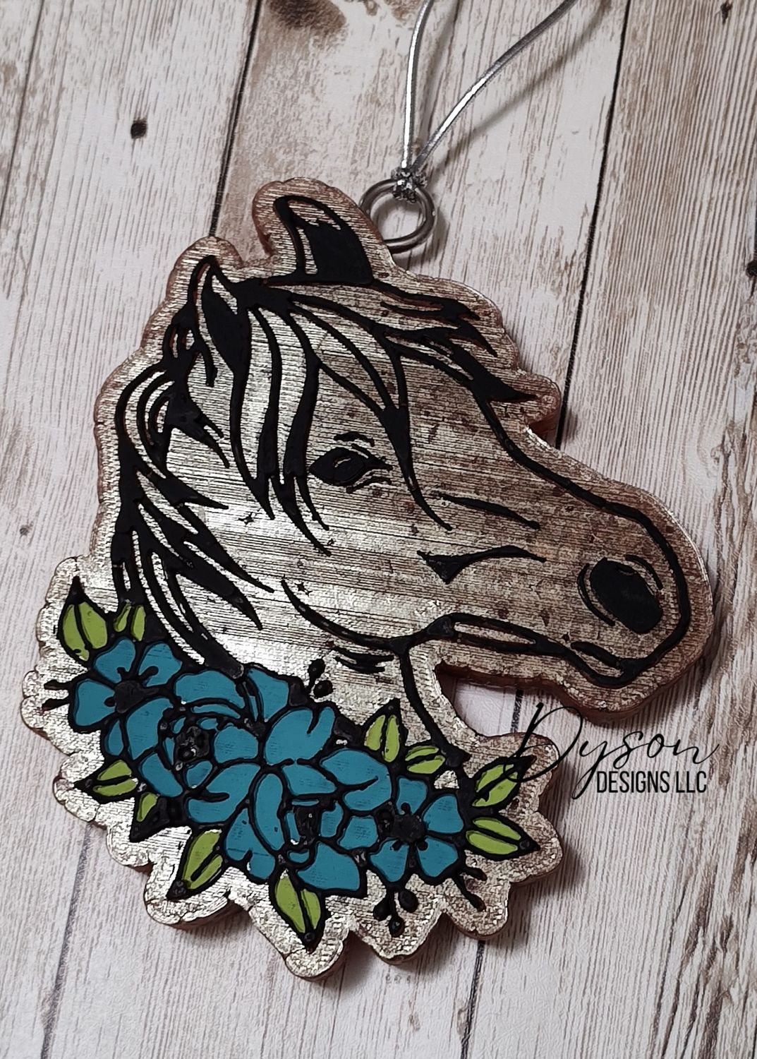 Horse with flowers - Create your custom (7-14 business day TAT)