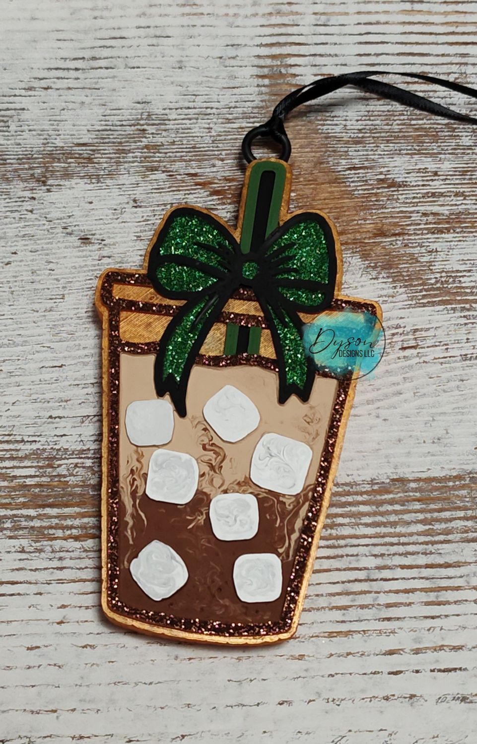 Iced coffee with bow - Create your custom (7-14 business day TAT)