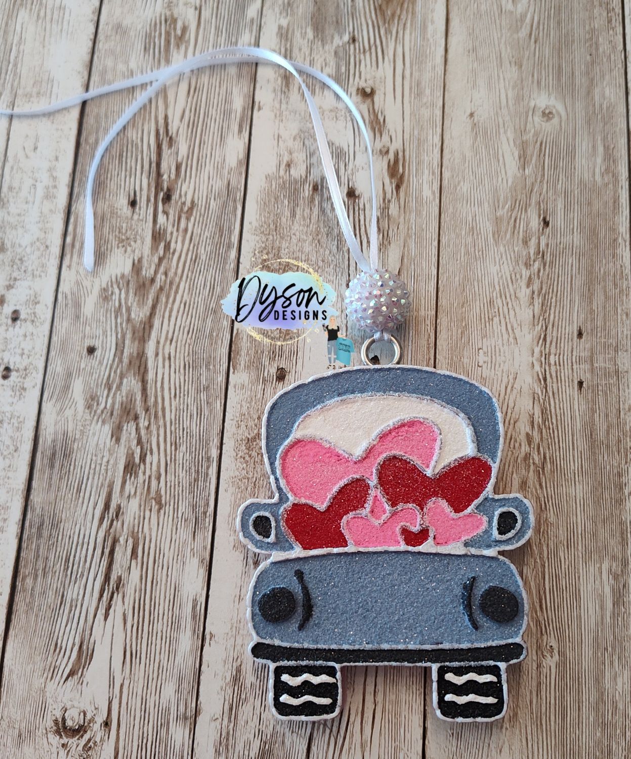 Truck with hearts - Create your custom (7-14 business day TAT)