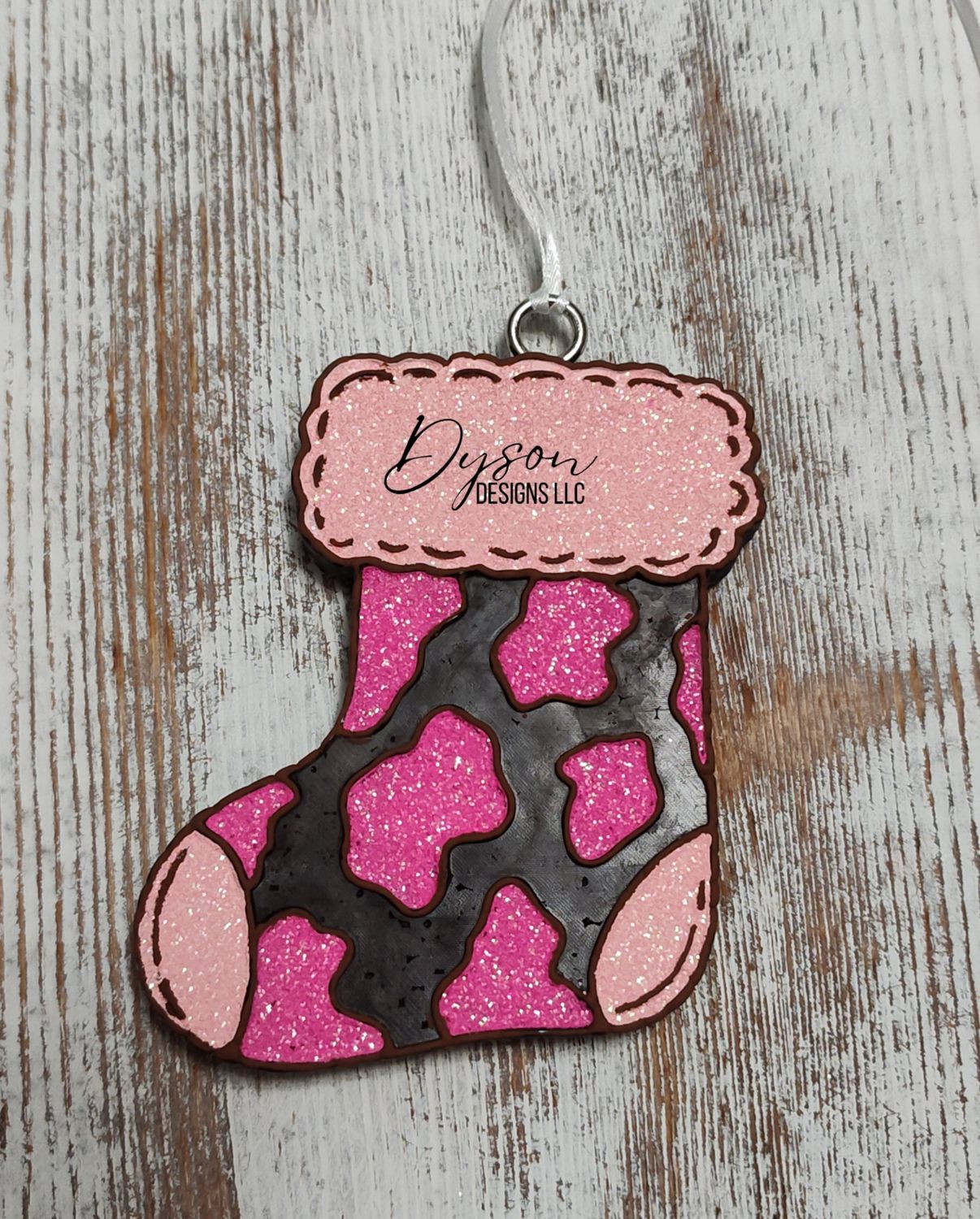 Cow print stocking - Create your custom (7-14 business day TAT)