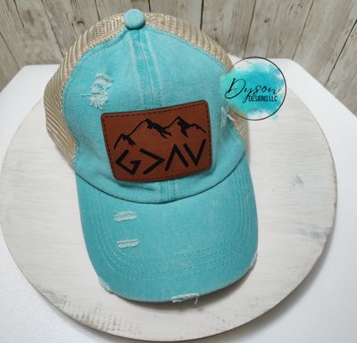God is greater (aqua)