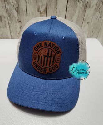 One Nation under God (blue &amp; gray)