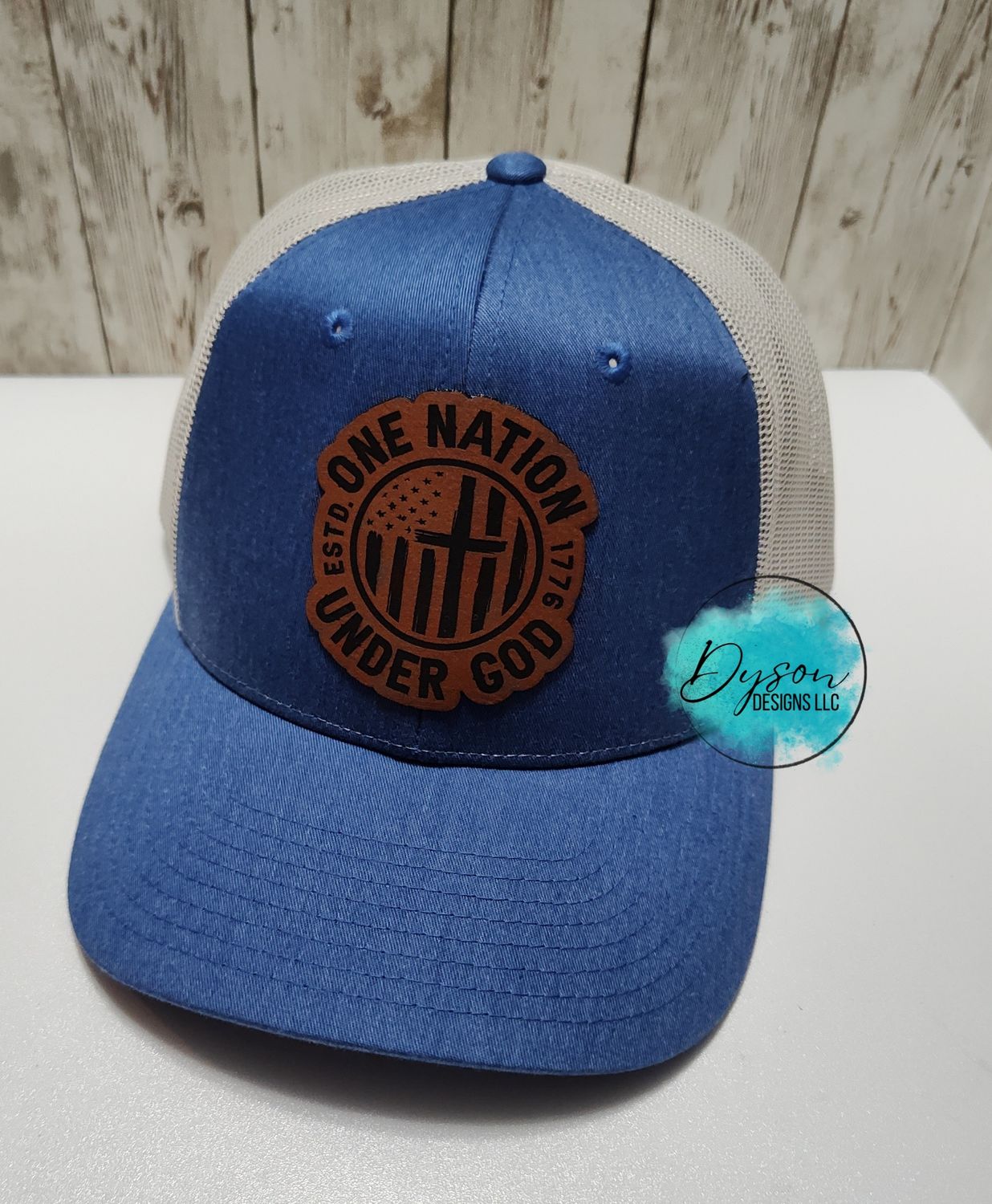 One Nation under God (blue &amp; gray)