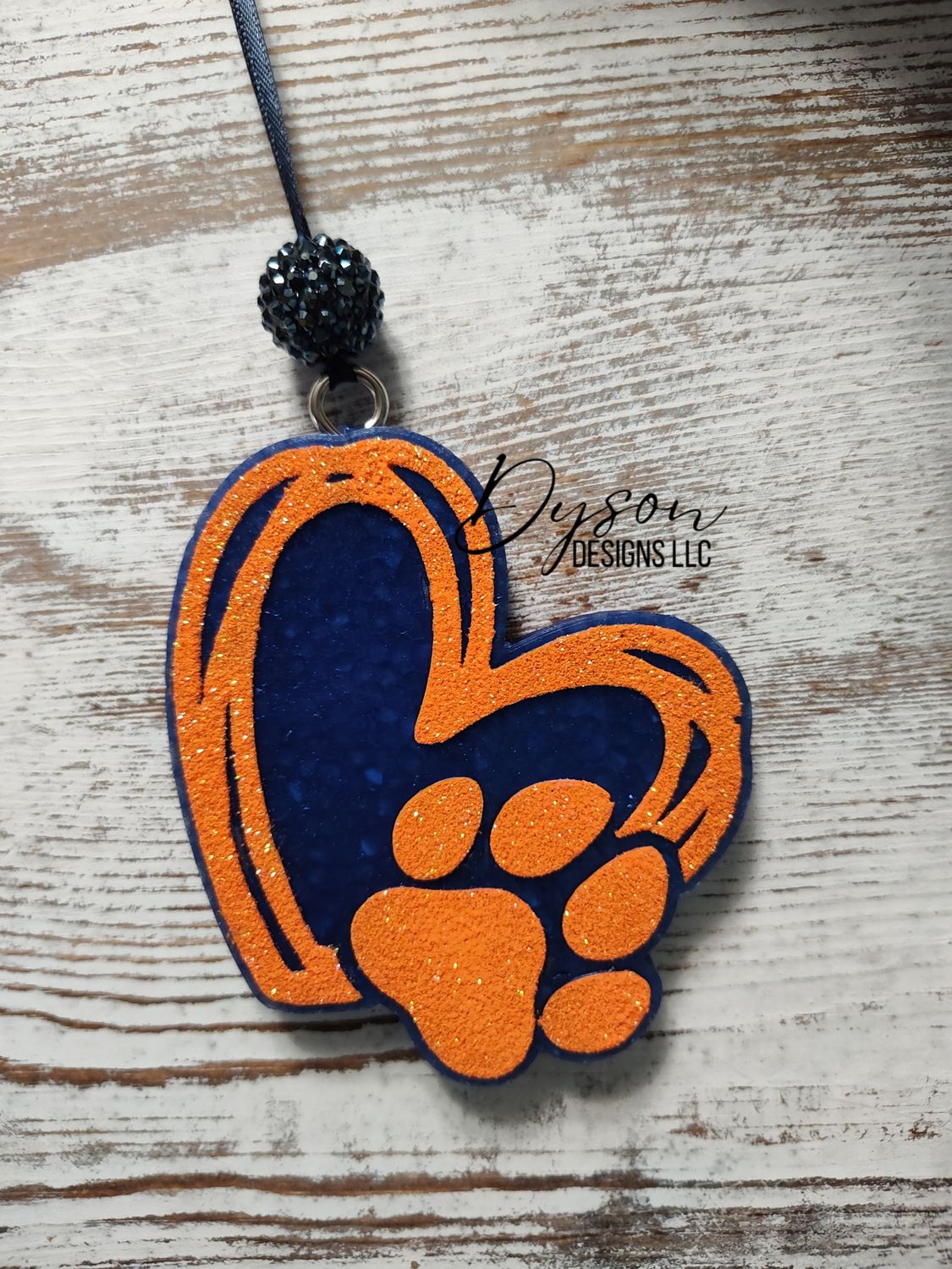 Paw print heart (full size) - Create your custom (7-14 business day TAT)