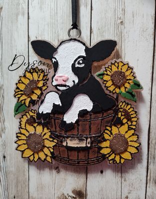 Cow in a bucket - Create your custom (7-14 business day TAT)