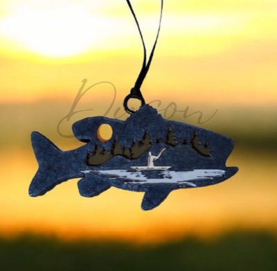 Fish with scenery - Create your custom (7-14 business day TAT)